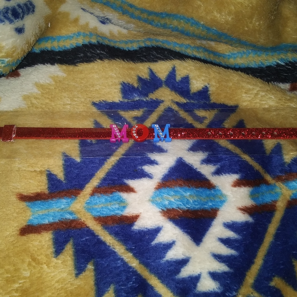 Mom glitter bracelet